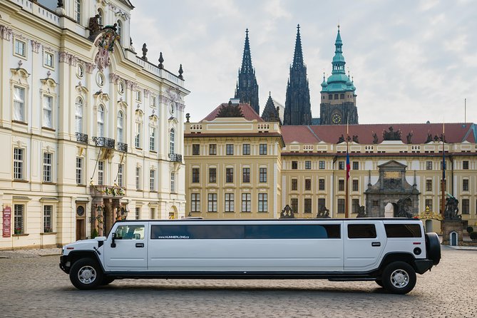 1 Hour Prague Party Hummer Limousine Ride - Stop at Strahov viewpoint: 5 minutes, free admission, big city views