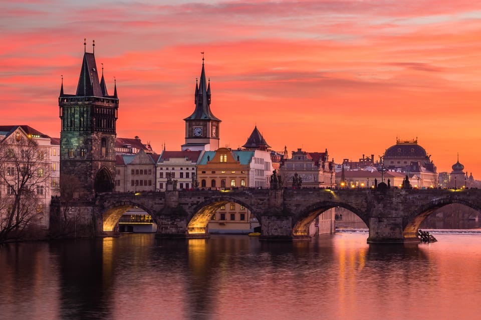 1000 years of history! Evening walking foodie tour - Malostranské Square aperitif and St. Nicholas Church pass-by