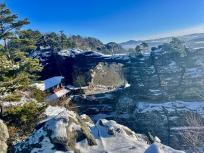 Bohemia & Saxon Switzerland Winter Day Tour from Prague - Practical pace: pickup times, van rides, and the 8 vs 10-hour mismatch