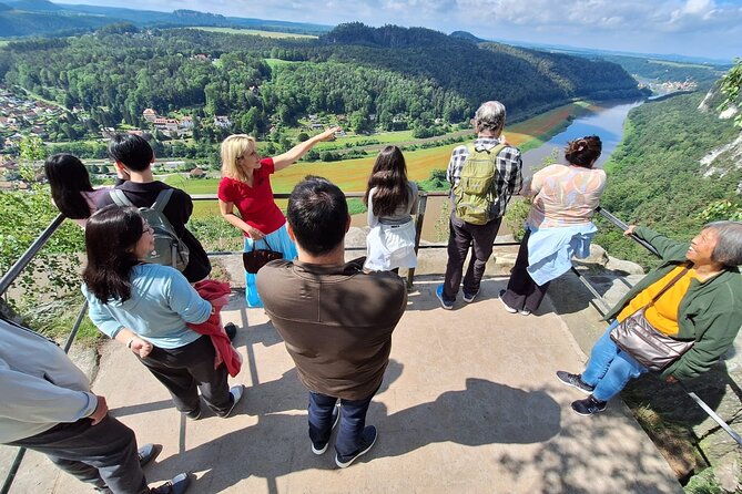 Bohemian & Saxon Switzerland Nature Escape from Prague - The Elbe Canyon approach and Bastei Bridge: the first wow factor