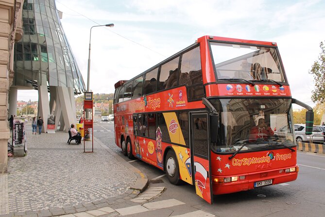 City Sightseeing Prague Hop-On Hop-Off Bus Tour & optional Boat Tour - Red Route stops: Main Train Station and the wider city circuit