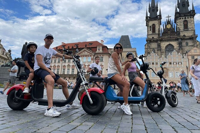 Create your own route on eScooter and enjoy Prague on wheels! - The Old Town-to-Jewish Quarter Path: Synagogues, Cemetery, and a Market Feel
