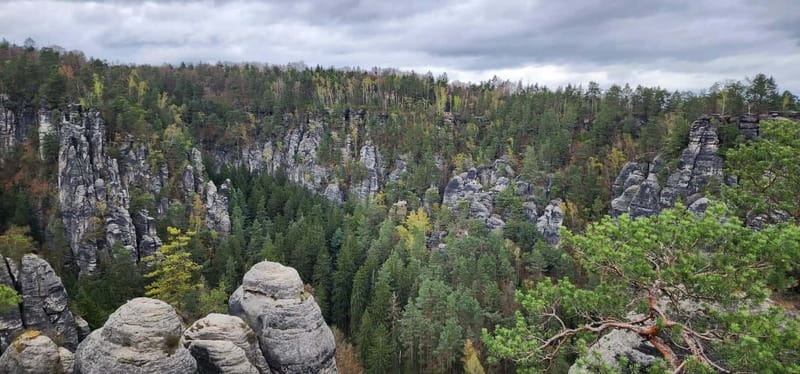 Day trip from Prague to Bohemian and Saxon Switzerland - Saxon Switzerland: Bastei Viewpoints and Elbe River Drama