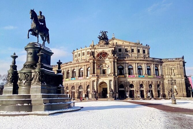 Dresden Christmas Markets And Old Town Tour - From Prague - Old Town first: Semper Opera, Zwinger, the palace, and the Elbe bridges