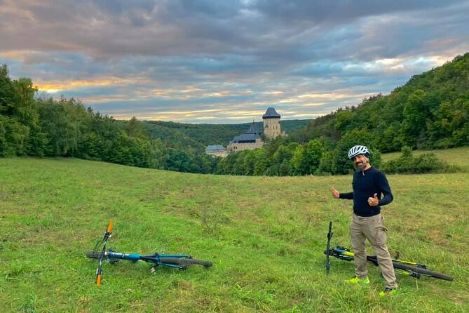 E Bike Day Trip I Visit a Roman Castle and Taste Craft Beer - Stop 2: The “Only Real Climb” and a Soviet-Era Story in the Woods