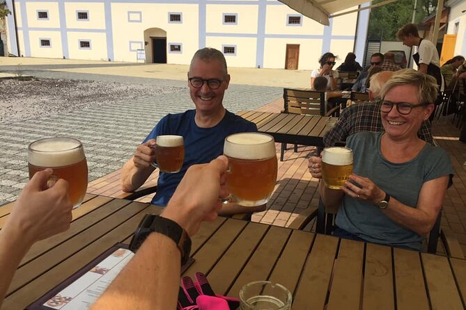E Bike Day Trip I Visit a Roman Castle and Taste Craft Beer - Stop 1: Karlštejn Castle in a Busy-But-Worth-It Window