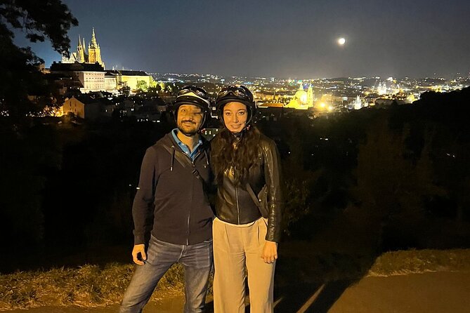 Electric Trike Night Tour in Prague - Live Guided - Meet at Štěpánská 55: training, rain gear, and how the ride actually starts