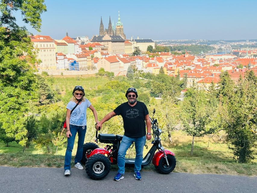 Electric Trike Sunset Prague Tour - Letná Park: where the ride turns into viewpoints