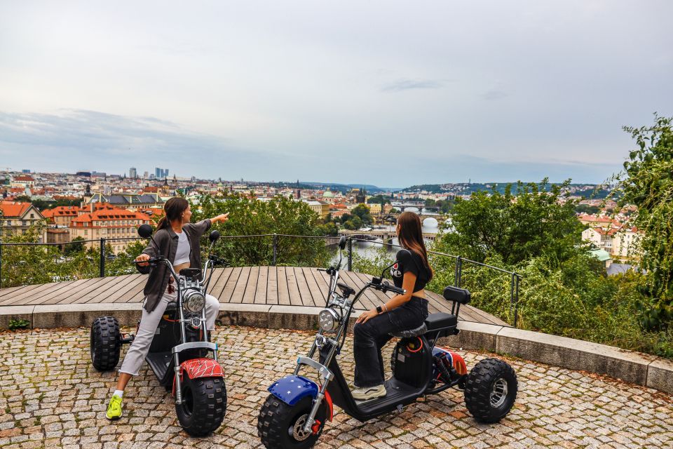 Electric Trike Sunset Prague Tour - Letná Viewpoint: sunset energy, plus time to breathe
