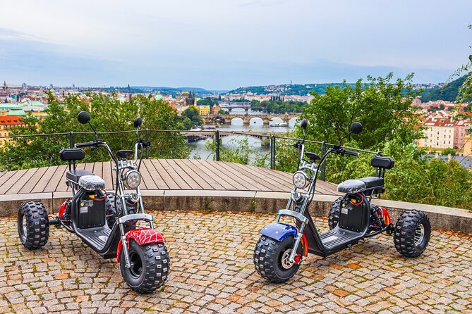 Electric Trike Tour in Prague - City Sightseeing & Fun Riding - Prague Metronome and the Joseph Stalin Story
