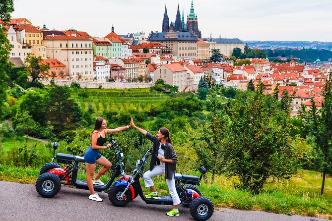 Electric Trike Tour in Prague - City Sightseeing & Fun Riding - Letná Viewpoint: The Five-Bridges Line
