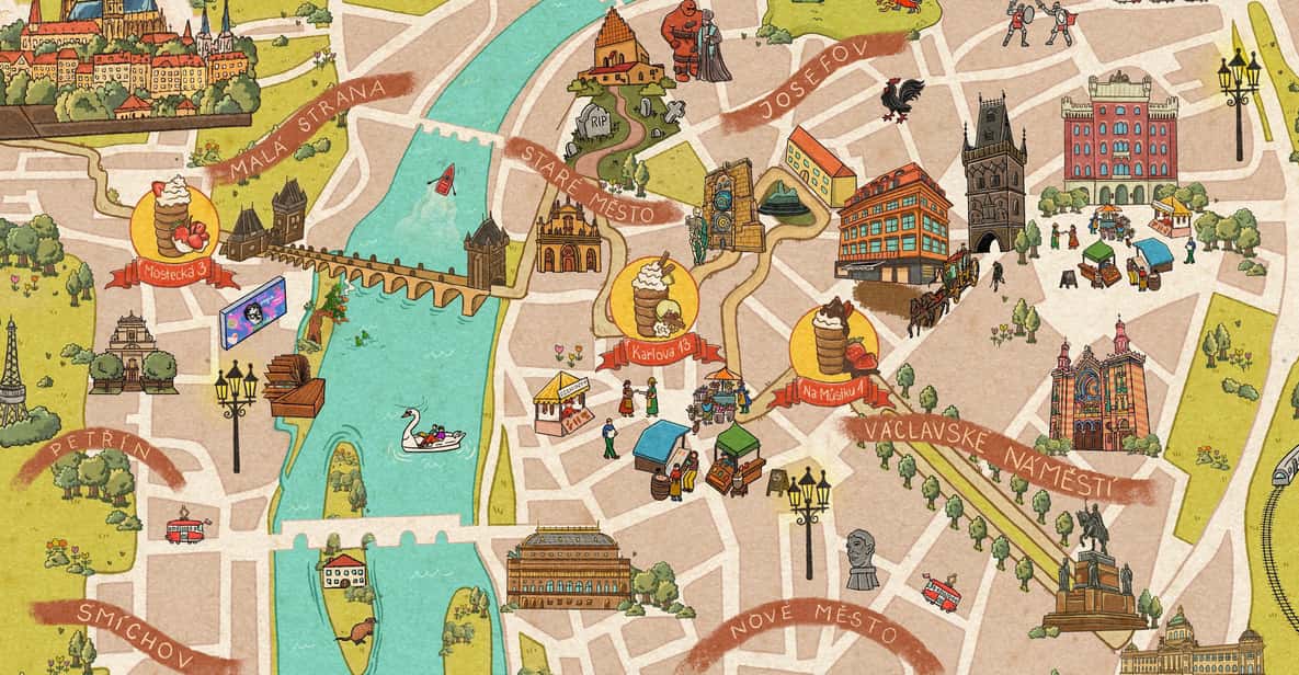 Explore Prague with our chimney cake Prague trail! - How the Chimney Cake Trail Works in Prague