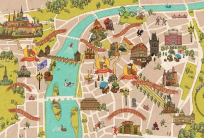 Explore Prague with our chimney cake Prague trail! - Checkpoint 1: Na můstku 1 for your first trdelník taste