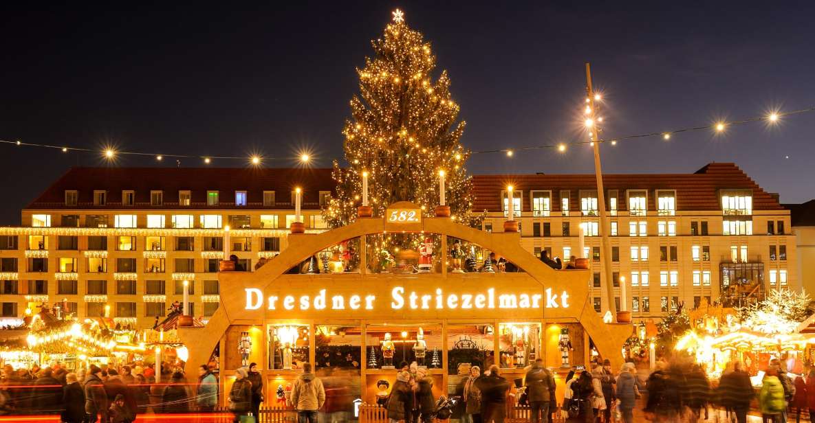 From Prague: Dresden Xmas Market & Saxon Switzerland Tour - Guided Dresden Center Walk: Getting Your Bearings Without Missing the Main Stuff