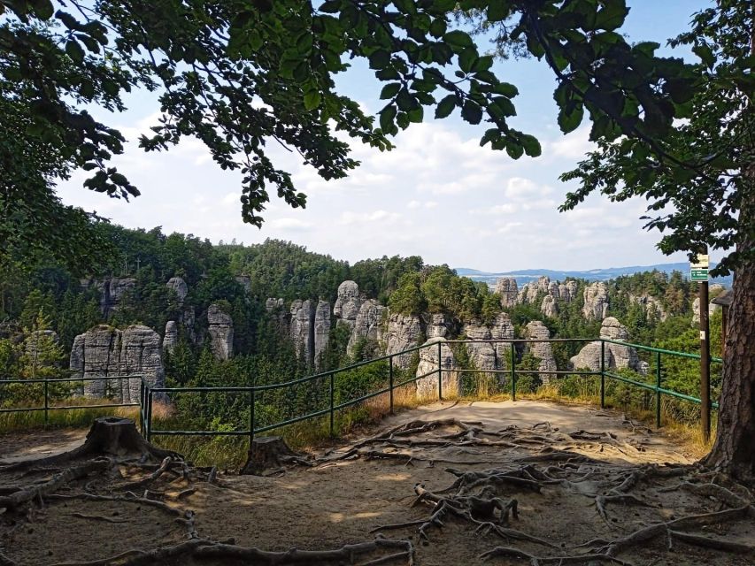 From Prague: Full-Day Bohemian Paradise Guided Hiking Trip - Hrubá Skála rock city: viewpoints, the climber cemetery, and the famous rock formations