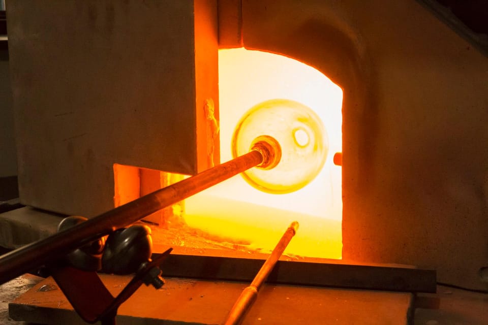Glass blowing in Prague - Inside the glassworks: heat, safety, and how much you actually do