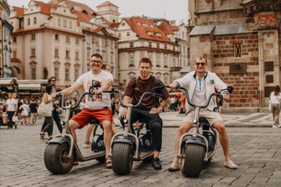 Guided sightseeing e-scooter tour of Prague: 2 hours - Old Town Square and the Astronomical Clock Photo Sprint