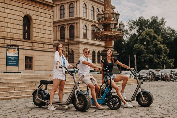 Guided sightseeing e-scooter tour of Prague: 2 hours - Prague Castle From Hradčany Square: The Big Complex Moment