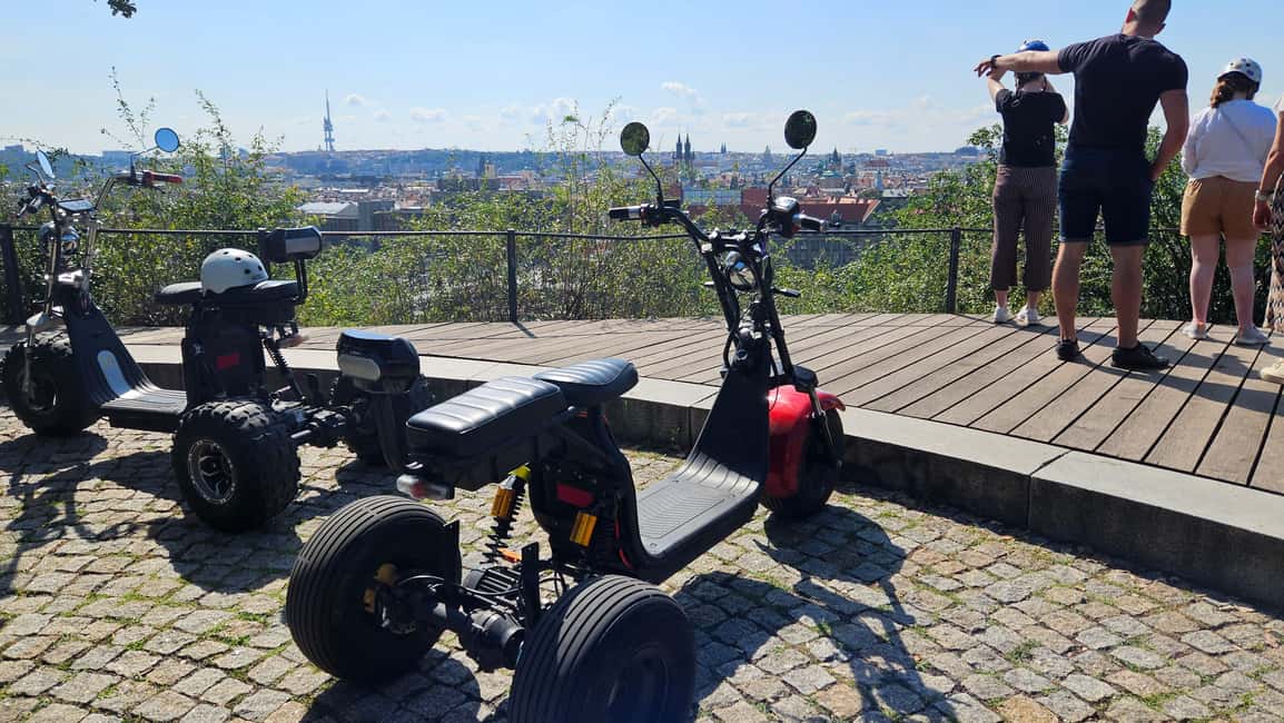 Heart of Prague tour on Tricycle electric scooter - Price and time: is $62 good value for this route?