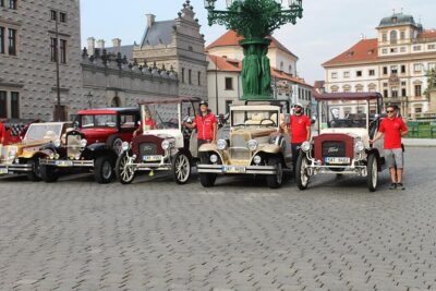 Karlstejn Castle in Vintage Convertible Car - Getting Picked Up Anywhere in Prague (and Why It Matters)