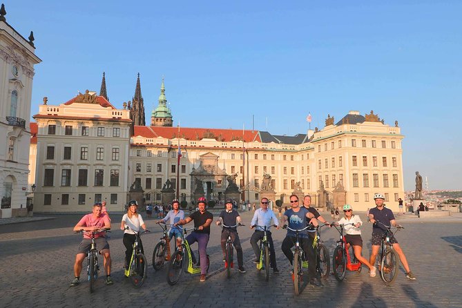 Live-Guided 180 min Glorious e-Scooter and eBike tour - Kampa Park and the John Lennon Wall: iconic and easy to remember