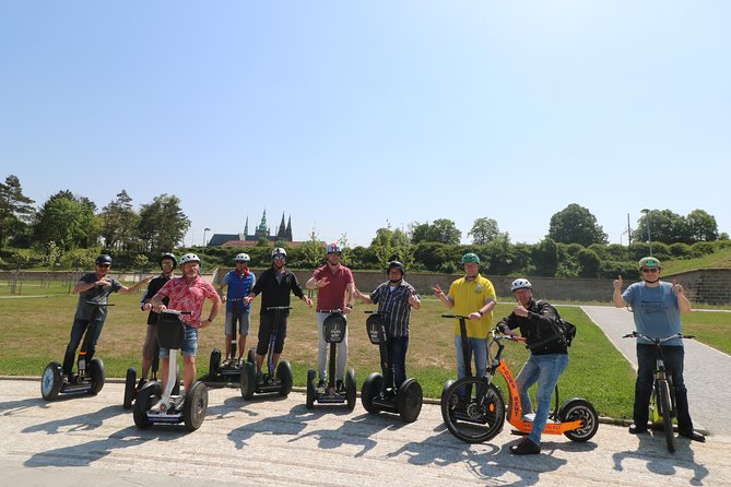 Live-Guided 3 Hours Brewery Segway Tour + Monastic Beer - Stop 1: John Lennon Wall near Charles Bridge (first glide + orientation)