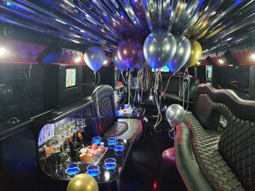 Long Hummer or Cadillac Limousine Party Ride - Pickup and drop-off in Prague: choose your own plan