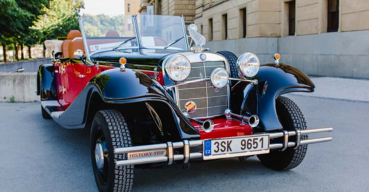 Prague: 120min Private Tour in Vintage Car, up to 6people! - Estates Theatre and Old Town’s core monuments