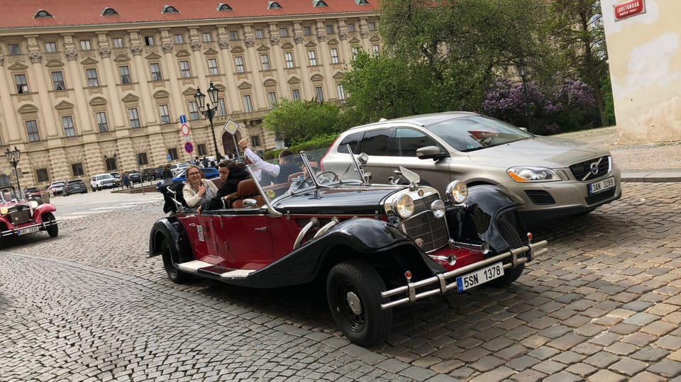Prague: 120min Private Tour in Vintage Car, up to 6people! - Josefov and the Old New Synagogue: Prague’s Jewish quarter, framed for you