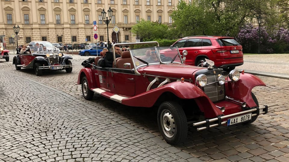 Prague: 120min Private Tour in Vintage Car, up to 6people! - Cultural Prague: Rudolfinum and Clementinum for big-structure lovers
