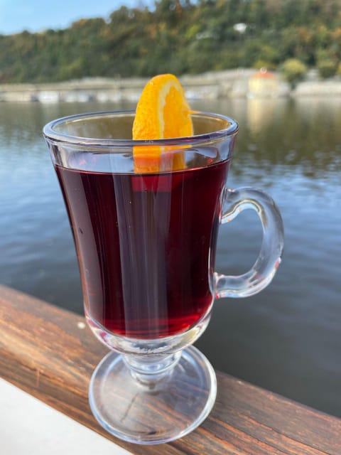 Prague: Advent Boat Cruise with Sweets and Hot Drinks - Pier 16 check-in and the Maria Croon boarding plan
