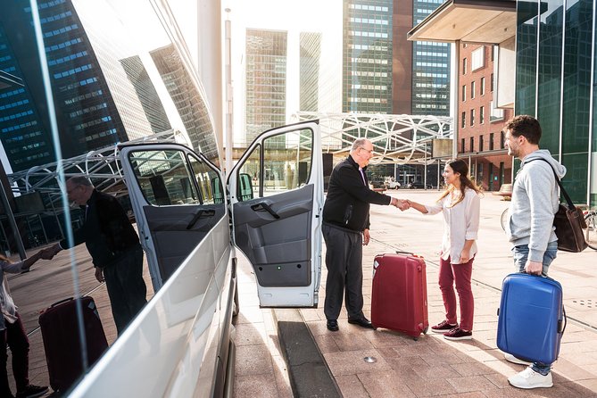 Prague Airport (PRG) Departure Transfer from Prague City - Pickup at your hotel or requested address: what you should expect