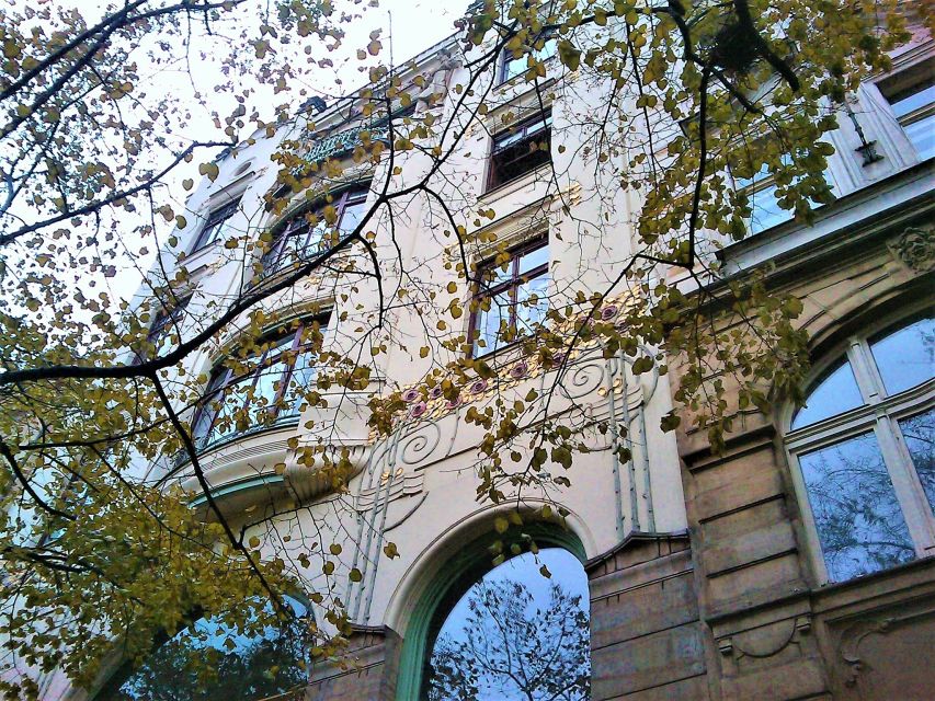 Prague Art Nouveau Tour - Spotting the metro lettering and wrought-iron style fast
