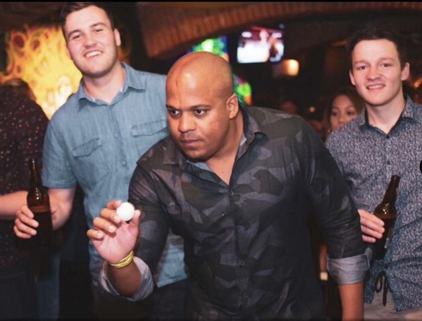 Prague: Beer Pong Experience with Unlimited Czech Beer - Sports Bar Energy and the Music Factor