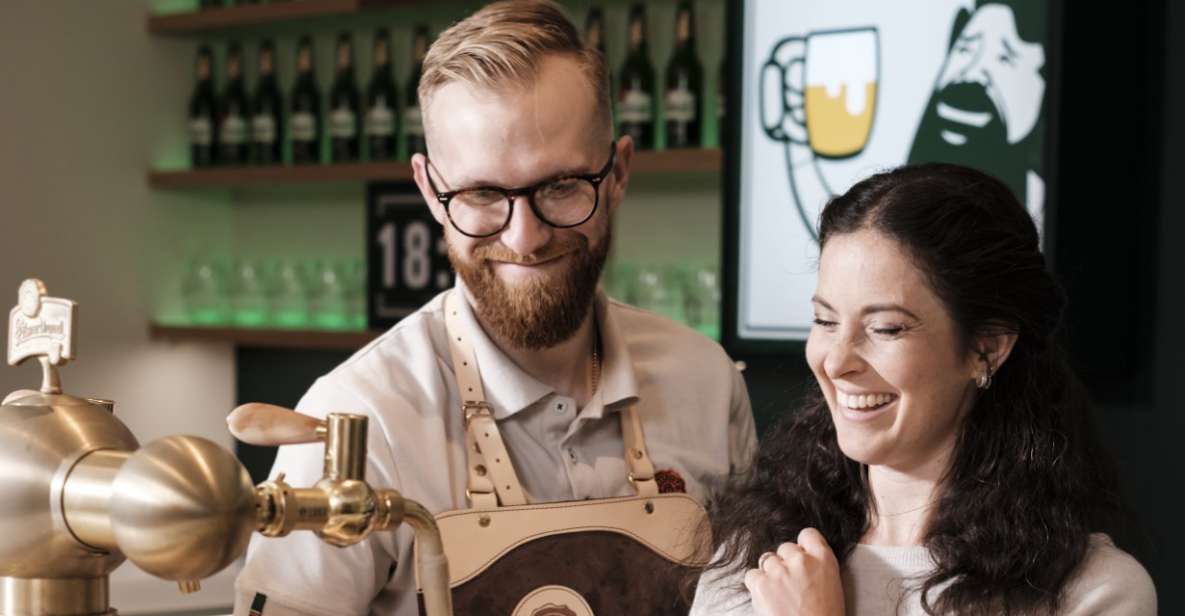 Prague: Beer Pouring Class at Pilsner Urquell Experience - Beer Foam Is the Star: What You’ll Learn at Tapster Academy