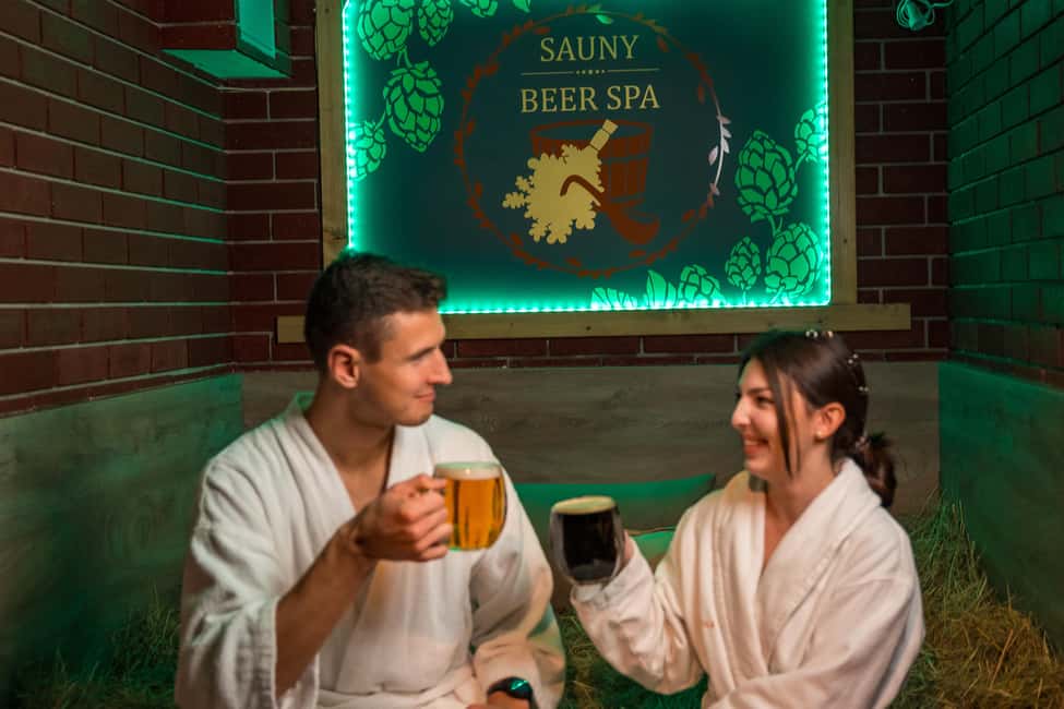 Prague: Beer Spa Experience with Unlimited Beer and Sauna - Key things to know before you go