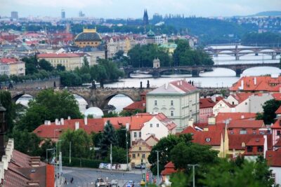 Prague Bike Tour - Stunning Viewpoints, Castle, City & Park - The Vltava River stretch: scenery plus an easy rhythm