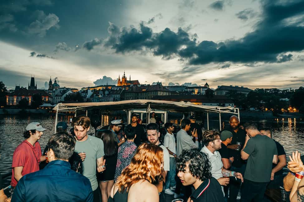 Prague: Booze Cruise with Open Bar and Duplex Entry - Group Size and Vibe: Up to 150 People, One Moving Party