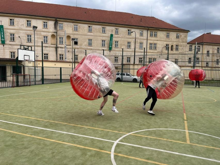 Prague: Bubbles football - Zorb Football in centrum - More than one game style in your hour