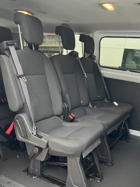 Prague by Car - Private van comfort: WiFi, A/C, and refreshments that actually matter