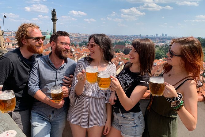 Prague Castle and Pubs Tour with Drinks Included - Your Route in Real Life: Cobblestones, Hill Climb, and Downhill Steps