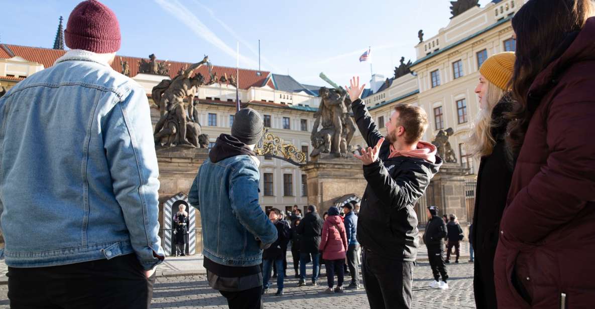 Prague: Castle Grounds & Highlights Walking Tour small-group - The Uphill Tram + First Stretch: Getting Oriented Fast