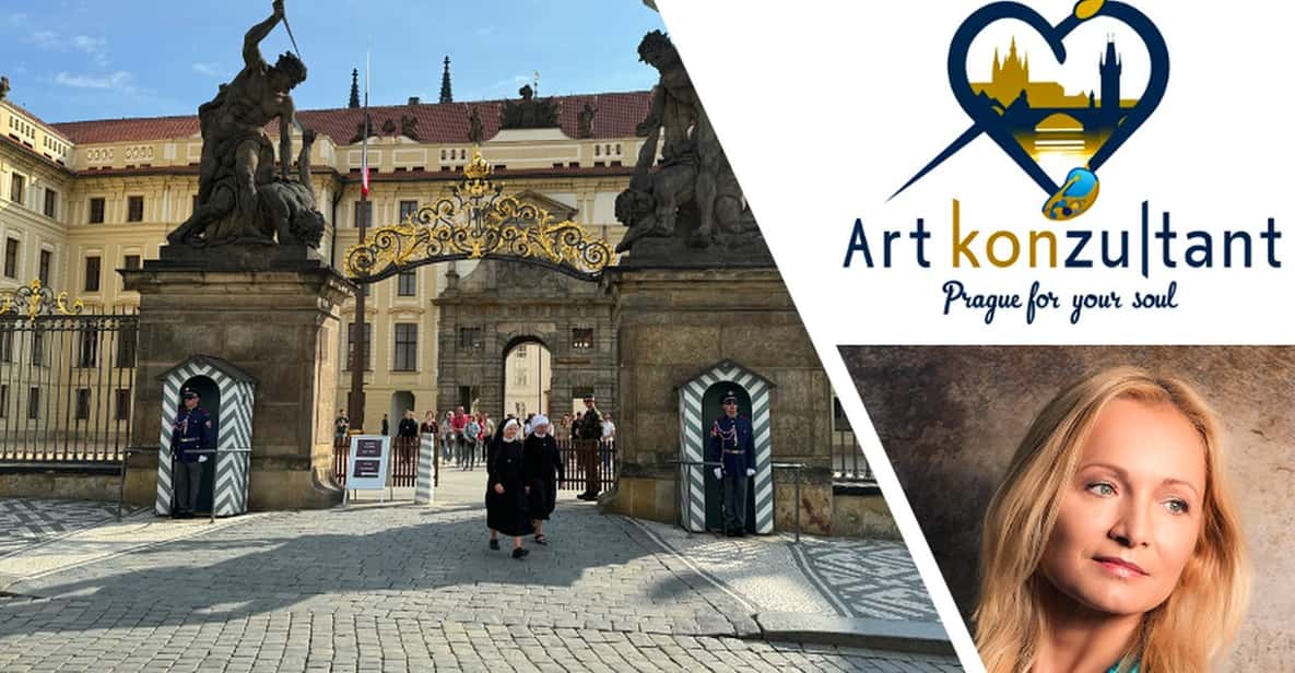 Prague Castle Interiors & Changing of the Guard-Small group - Getting your bearings fast: how the small-group pace helps at Prague Castle