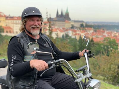 Prague: City Highlights Guided Electric Trike Tour - Start at the office by the Japanese Embassy: coffee, helmets, and a real test drive