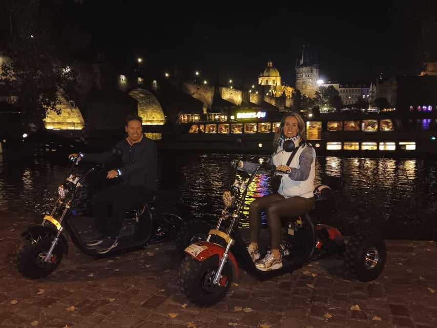 Prague City sightseeing in Night Trike Tour - How the Retro E-Trike Ride Works Before You See Prague