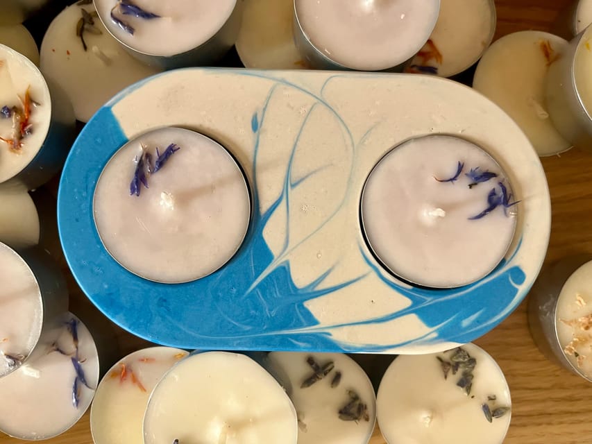 Prague: Craft your unique tea-candle holder set - What You Actually Make: Holder + 6 Scented Soy Candles