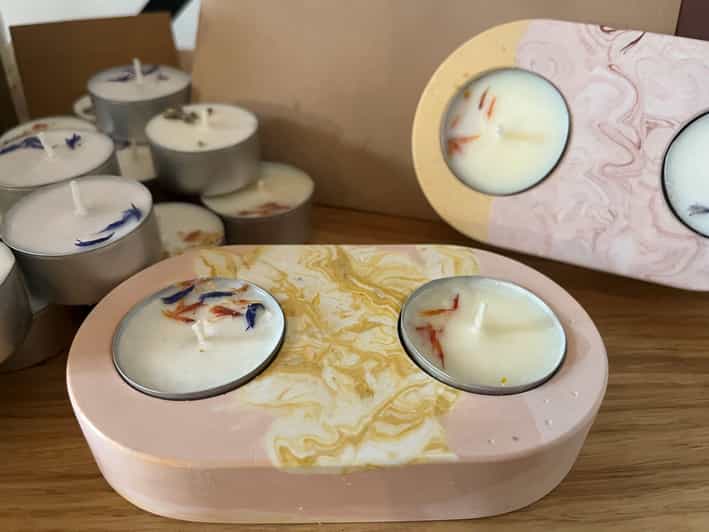 Prague: Craft your unique tea-candle holder set - Jesmonite in Plain Terms: Why It’s Used Here