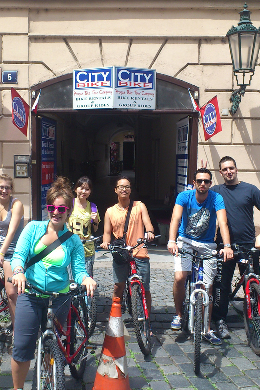Prague E-Bike City Ride tour : 2hrs - Crossing the Historic Core on Cobblestones and River Air