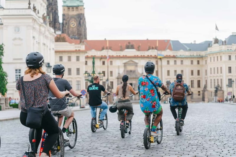 Prague: E-Scooter Grand City & Panoramas Small-Group Tour - Prague Castle Area: Getting the Grand Views Without Walking the Hills
