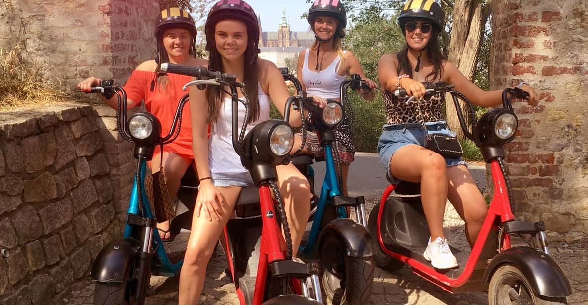 Prague Electric Scooter and eBike Grand Tour - The safety practice that makes the rest of the tour feel easy